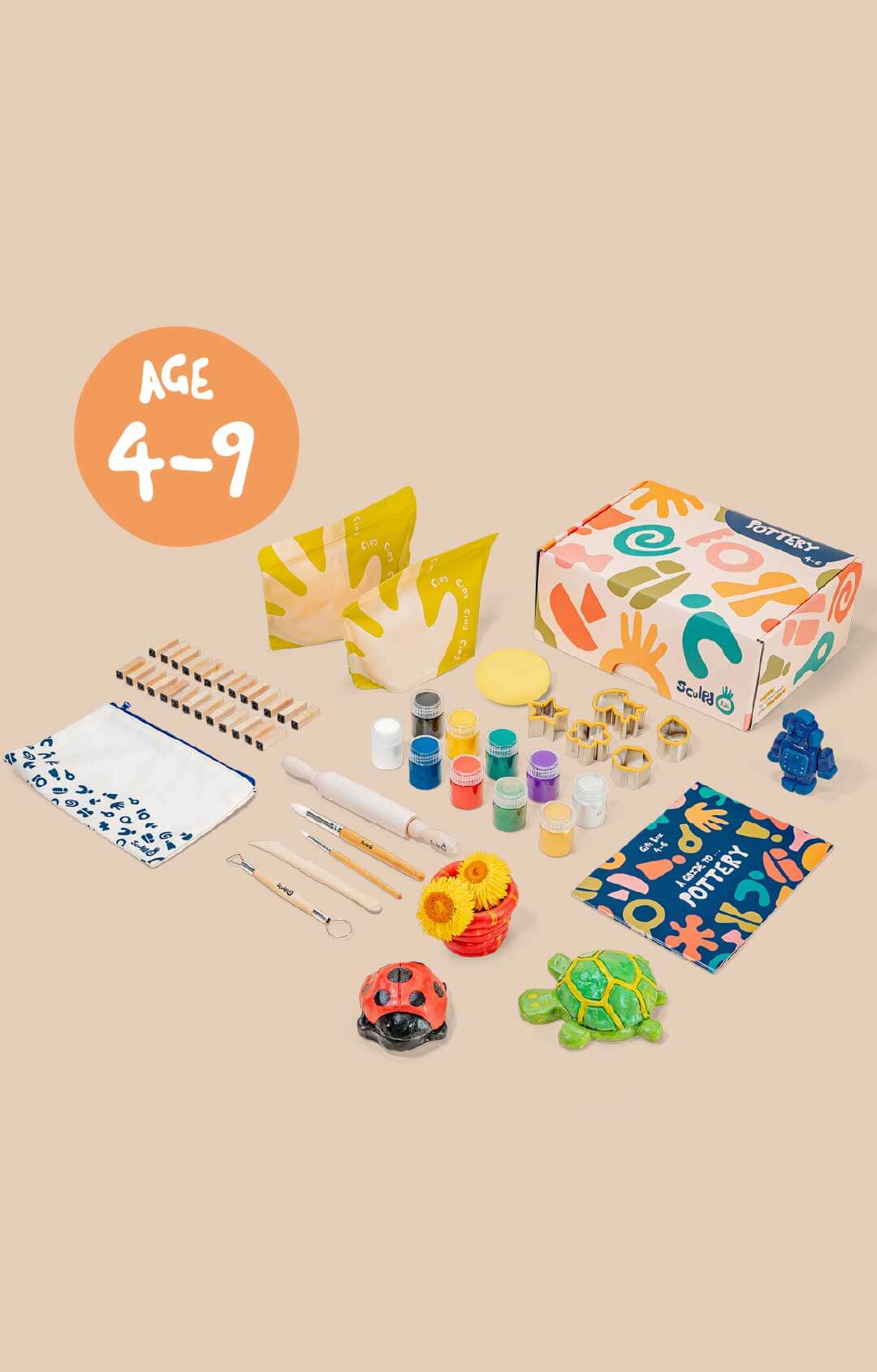 Sculpd Kids Ultimate Pottery Kit 4-9 Years