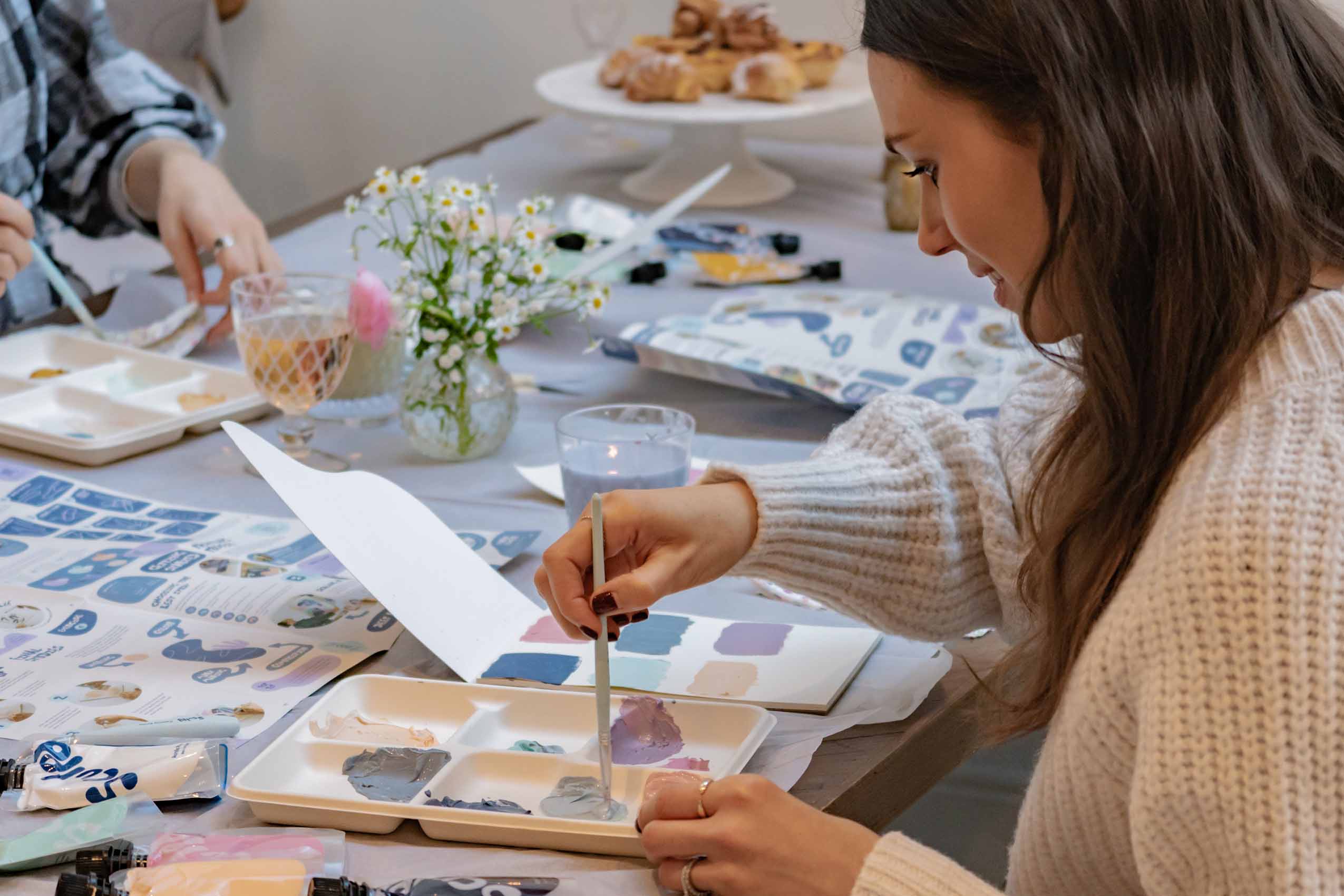 Mixed any color with our Sculpd acrylic metallic paint sets