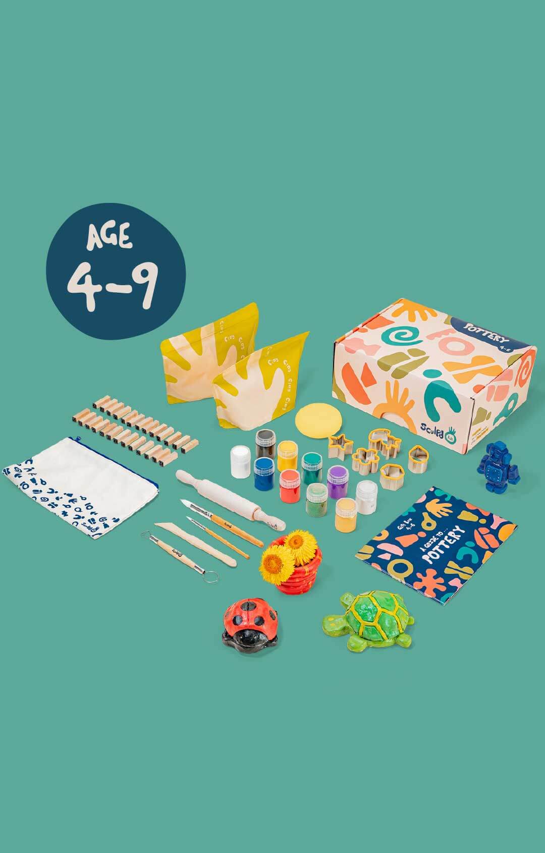 Sculpd Kids Pottery Kit Sculpd Kids Sculpd Ultimate 4 - 9 Years