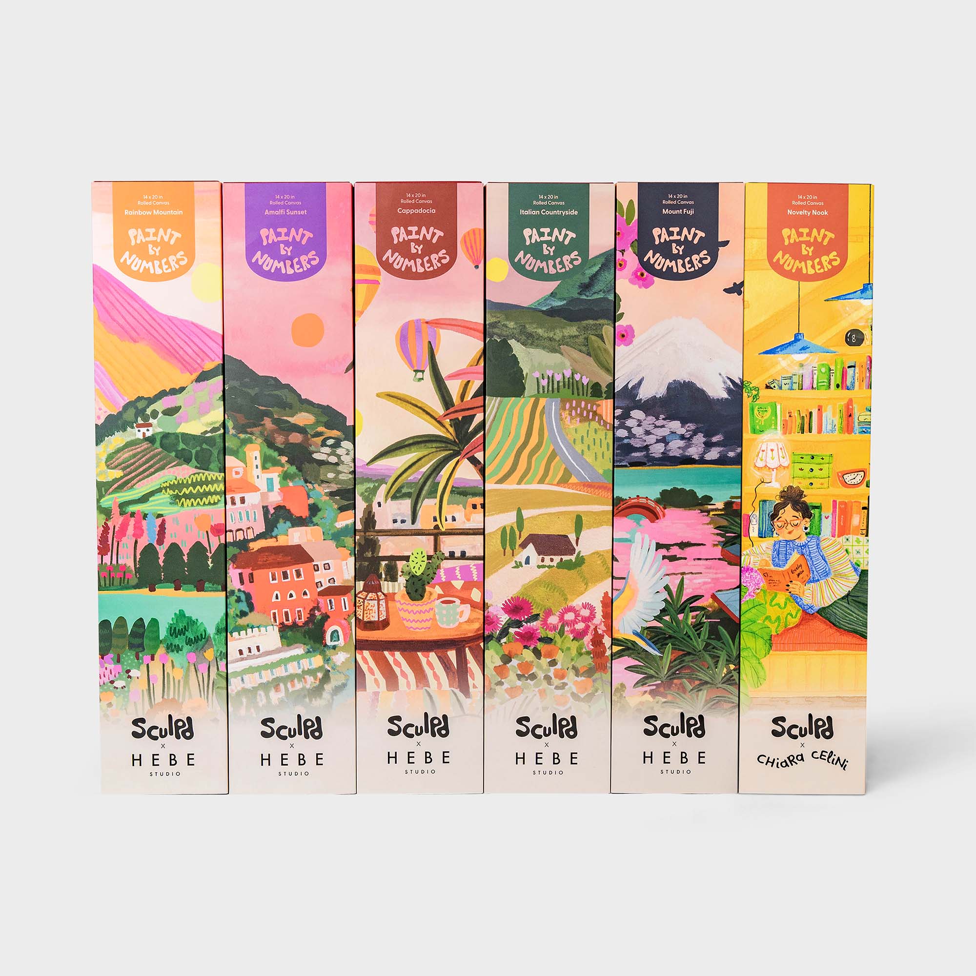 Paint by Numbers 6 kit bundle