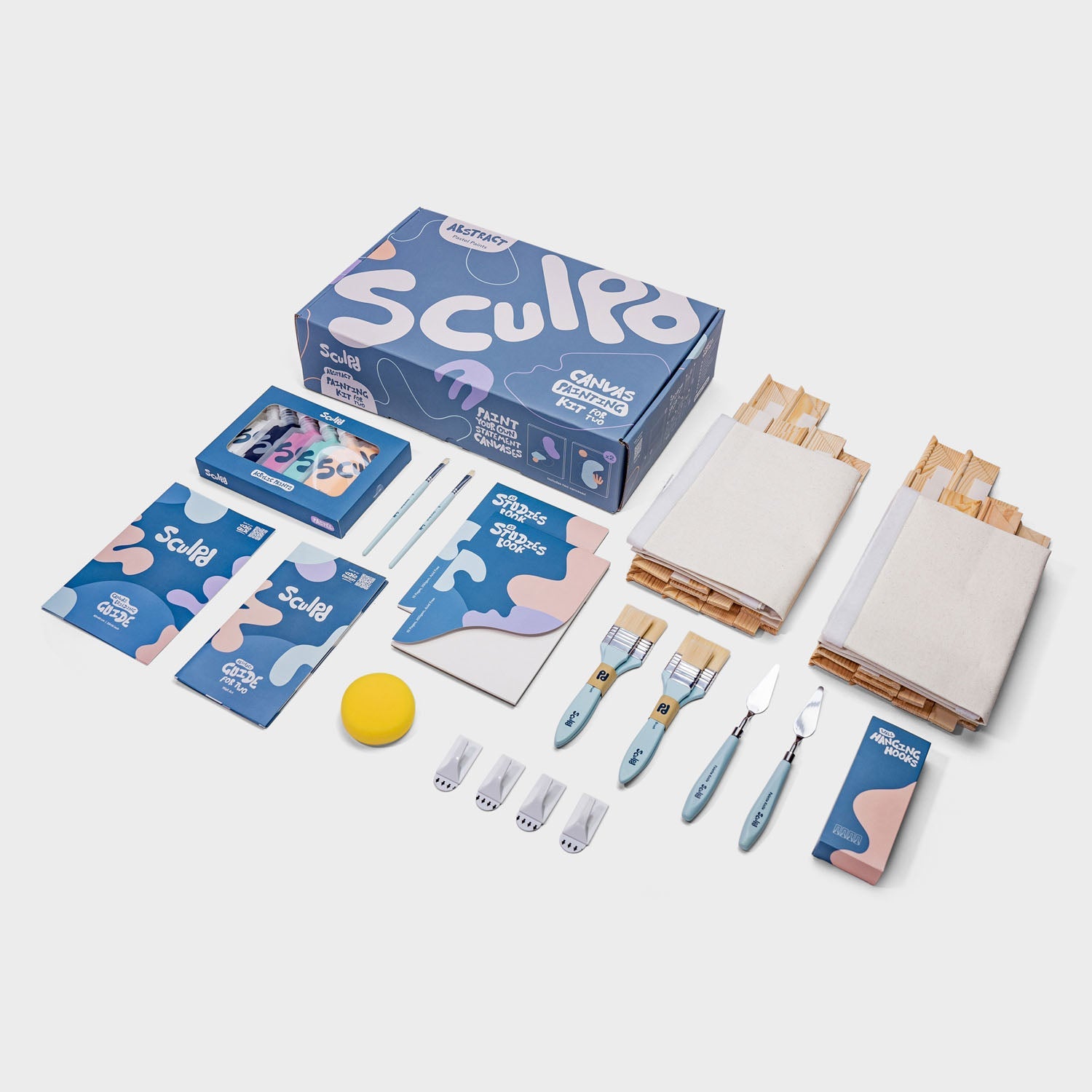Canvas Painting Kit Wall Art Kit Sculpd 2 Person Bold