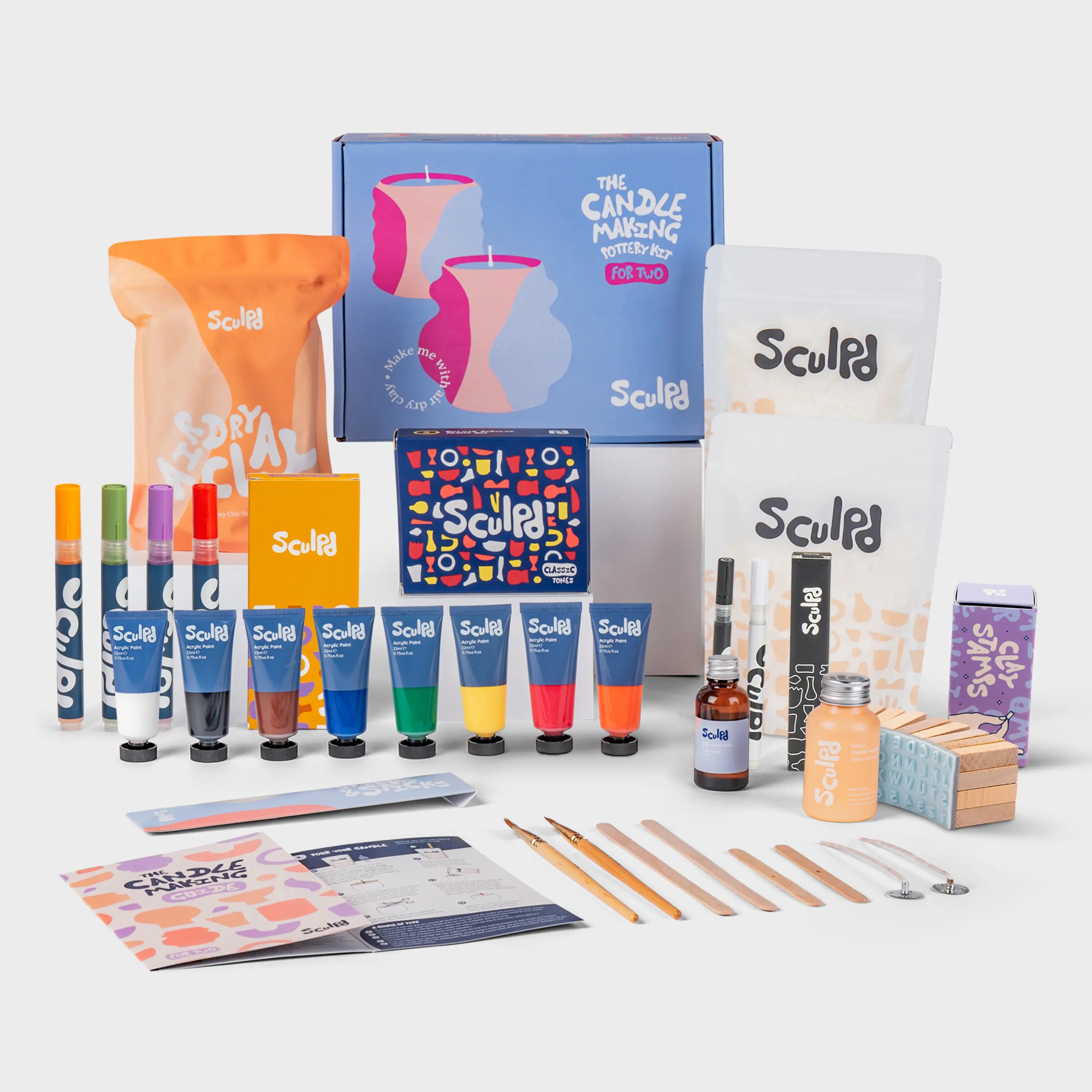 Ultimate Candle Classic Paints with Bloomsbury & Fine Tip Pens and Letter Stamps