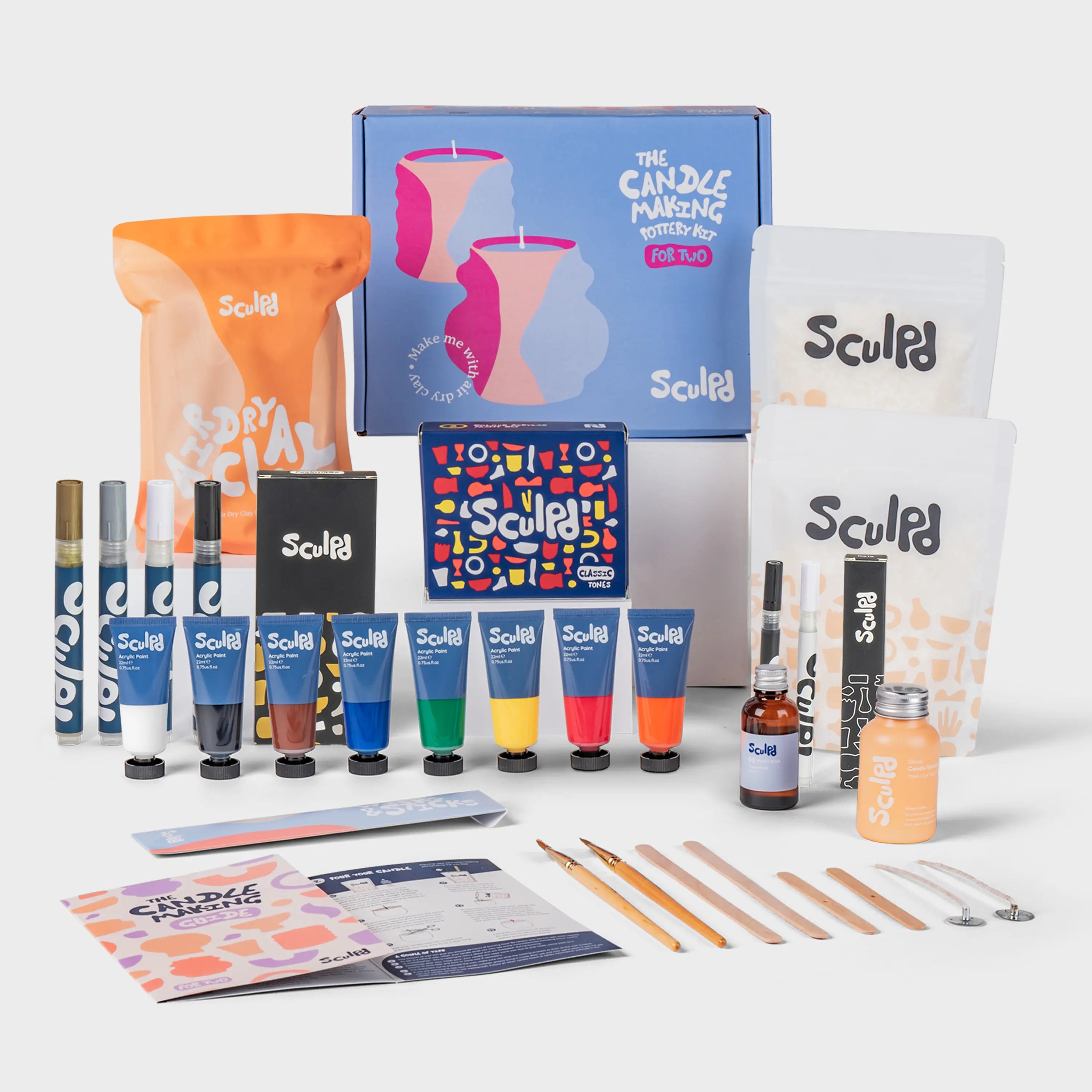 Ultimate Candle Classic Paints with Monotones and Fine Tip Pens