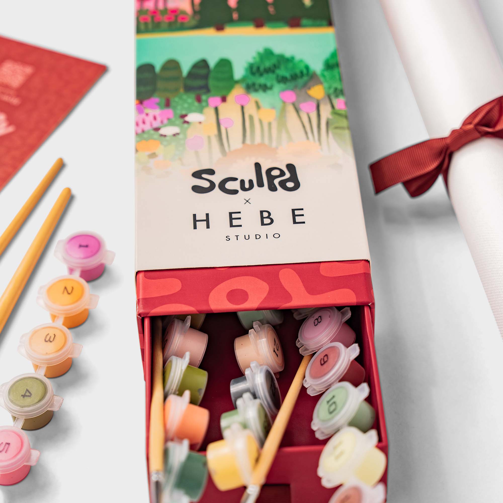 Sculpd x Paint by Numbers Kit Closeup