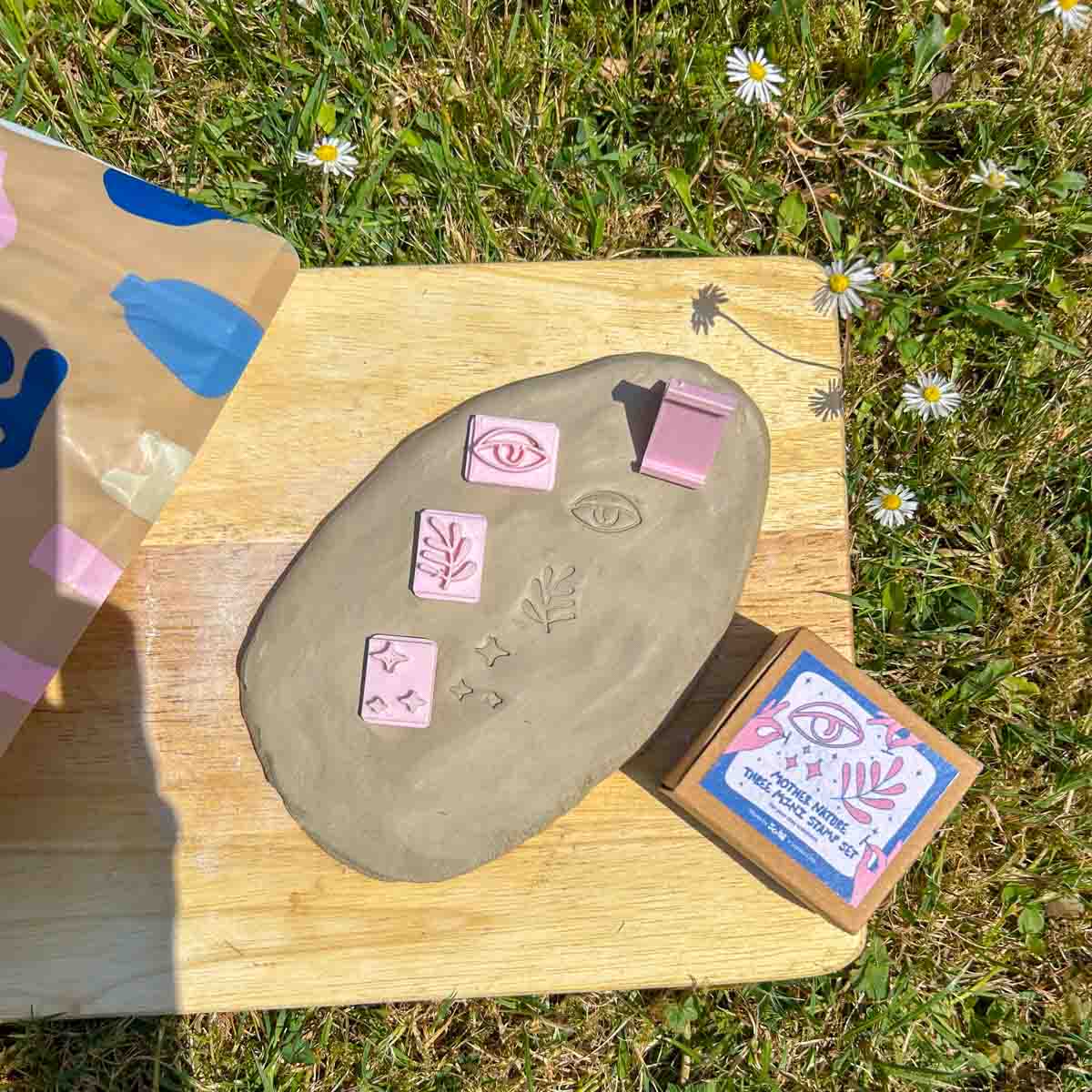 Mother Nature Pottery Stamp Set Accessories Sculpd