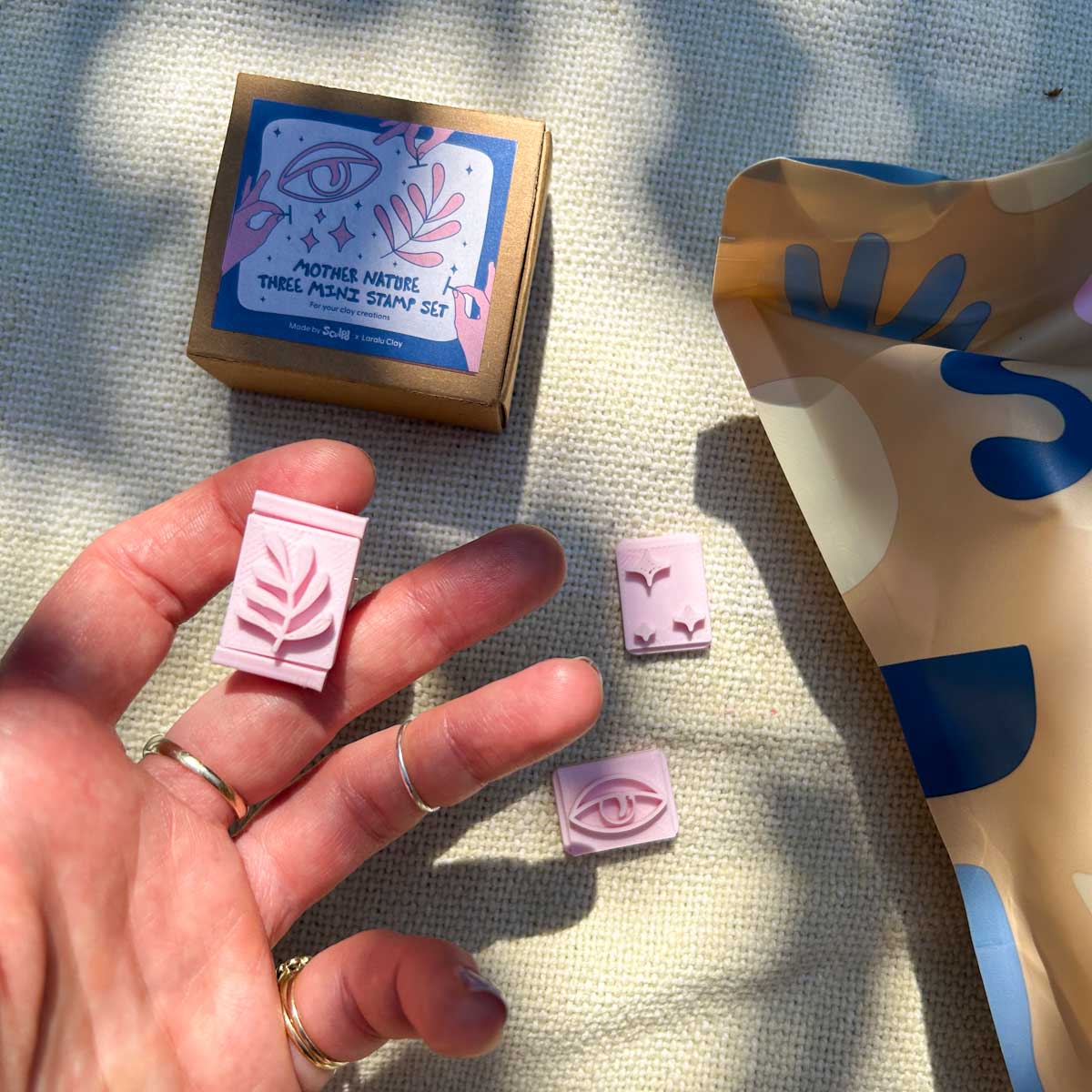 Mother Nature Pottery Stamp Set Accessories Sculpd